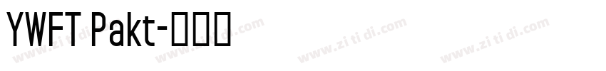 YWFT Pakt字体转换